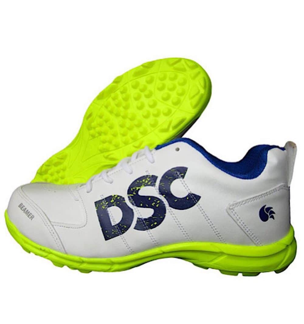 DSC Beamer Yellow Cricket Shoes DSC Rubber Cricket Shoes