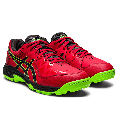 Asics Gel-Peake Classic Red / Graphite Gray Cricket Shoes