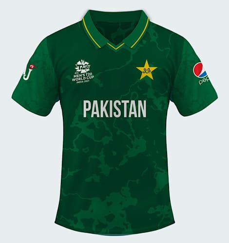 New Pakistan Cricket Team Official T20 Shirt T-Shirt Jersey 2018 
