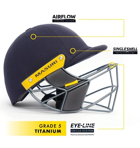 Masuri E Line Titanium Helmet