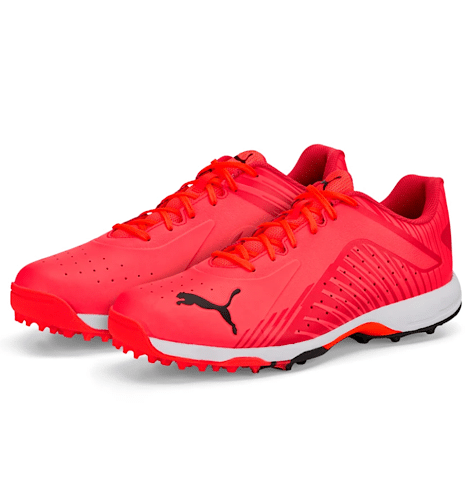 PUMA 22 FH Rubber Poppy Red Cricket Shoes