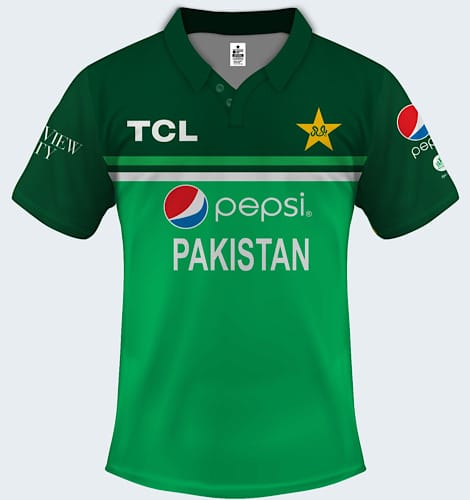 Pakistan Cricket ODI Fan Jersey