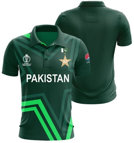 Pakistan Star Nation Cricket Jersey WC23