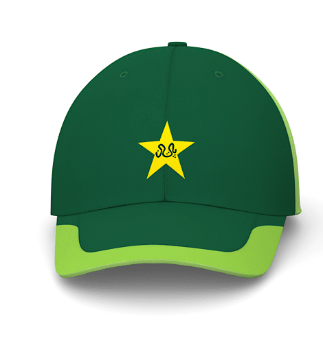 Pakistan Star Nation Cricket World Cup Cap