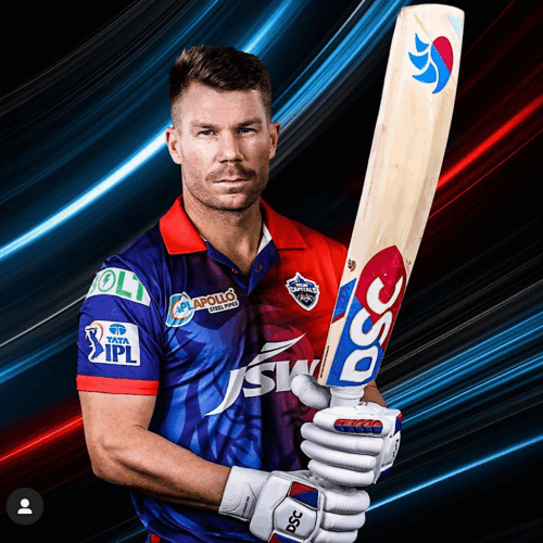 David Warner bat collection